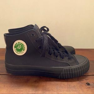 PF Flyers Sandlot Center Hi Blk/Blk W 7.5/ M 6